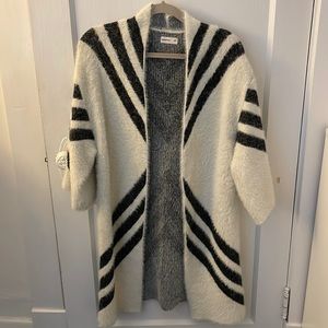 Anthropologie Sleeping On Snow Chevron Cardigan